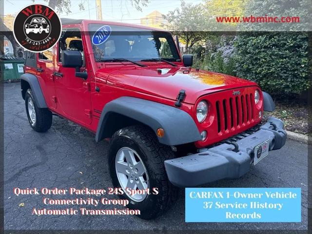 2018 Jeep Wrangler JK Unlimited Sport S 4x4 for sale in Arlington, VA