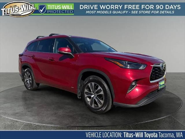 2022 Toyota Highlander Hybrid XLE for sale in Tacoma, WA