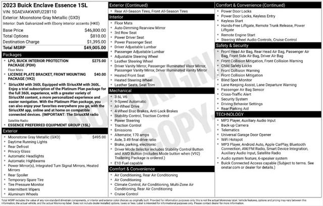 2023 Buick Enclave Essence AWD