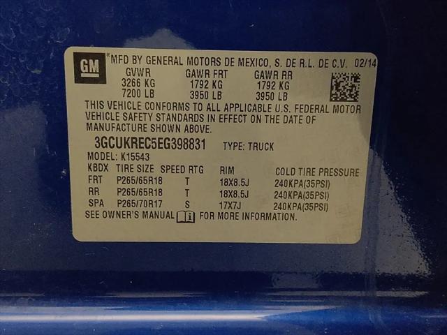 2014 Chevrolet Silverado 1500 2LT