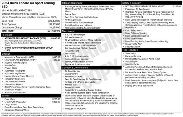 2024 Buick Encore GX Sport Touring AWD