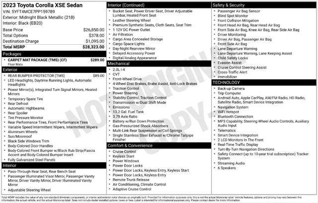 2023 Toyota Corolla XSE for sale in Naperville, IL