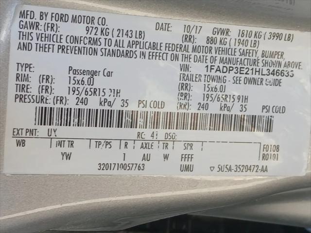2017 Ford Focus S