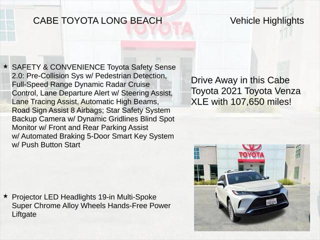 2021 Toyota Venza LE