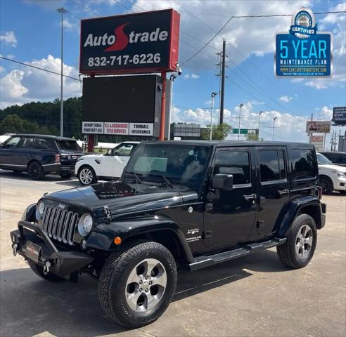 2017 Jeep Wrangler Unlimited Sahara 4x4 for sale in Tomball, TX
