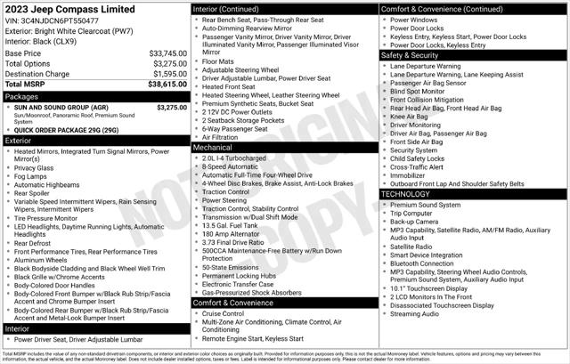 2023 Jeep Compass Limited 4x4