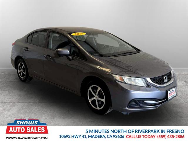 2015 Honda Civic SE for sale in Madera, CA