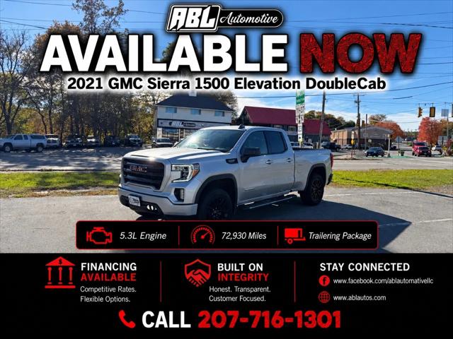 2021 GMC Sierra 1500 4WD Double Cab Standard Box Elevation for sale in Oakland, ME