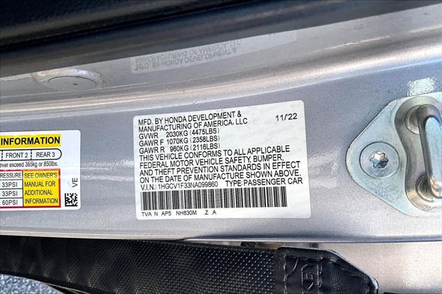 Used 2022 Honda Accord Sport For Sale in Olive Branch, MS