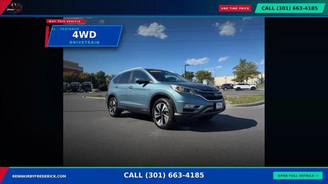 2016 Honda CR-V Touring for sale in Frederick, MD