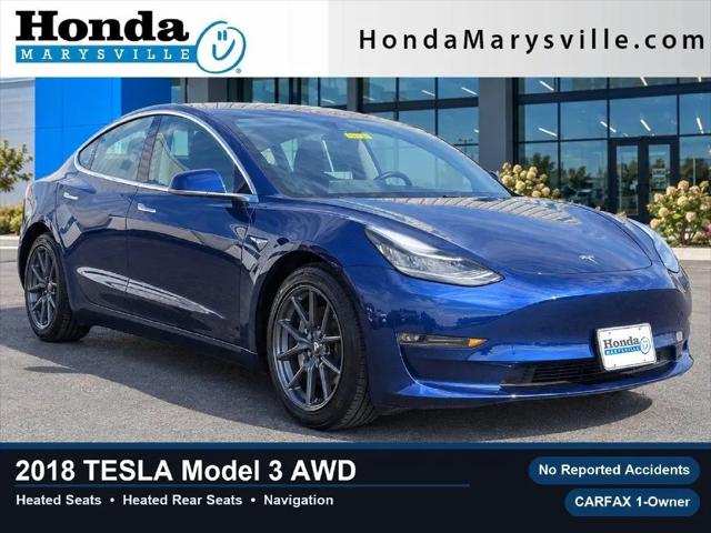 2018 Tesla Model 3 Long Range for sale in Marysville, OH