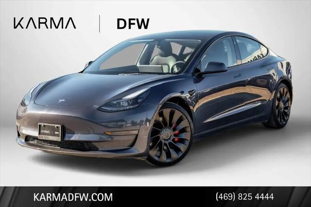 2022 Tesla Model 3 Performance Dual Motor All-Wheel Drive for sale in Plano, TX