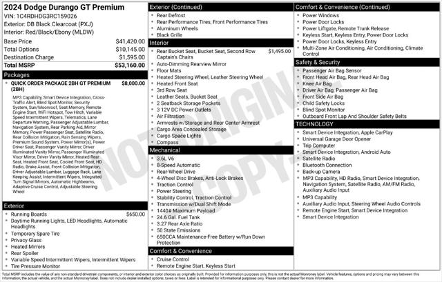 2024 Dodge Durango GT Premium RWD