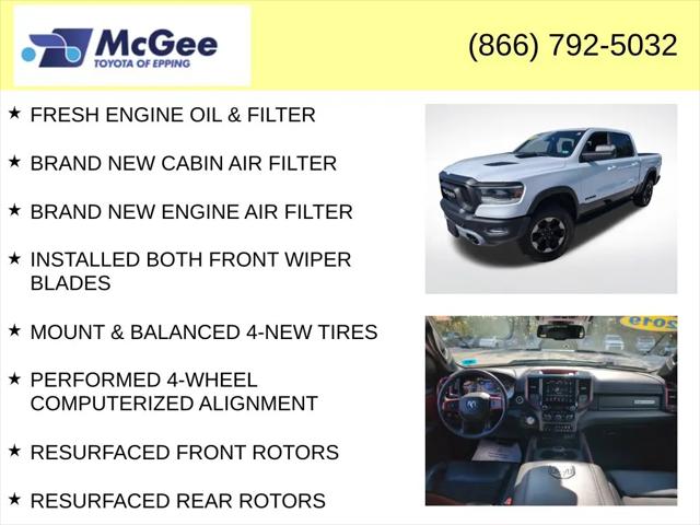 2019 Ram 1500 Rebel Crew Cab 4x4 57 Box