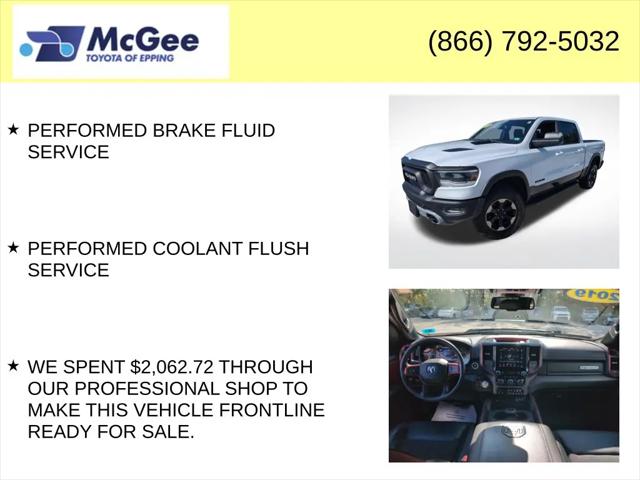 2019 Ram 1500 Rebel Crew Cab 4x4 57 Box
