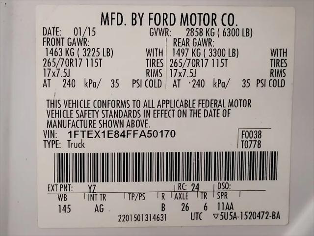 2015 Ford F-150 XL