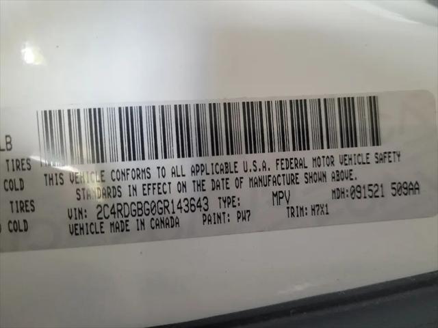 2016 Dodge Grand Caravan SE