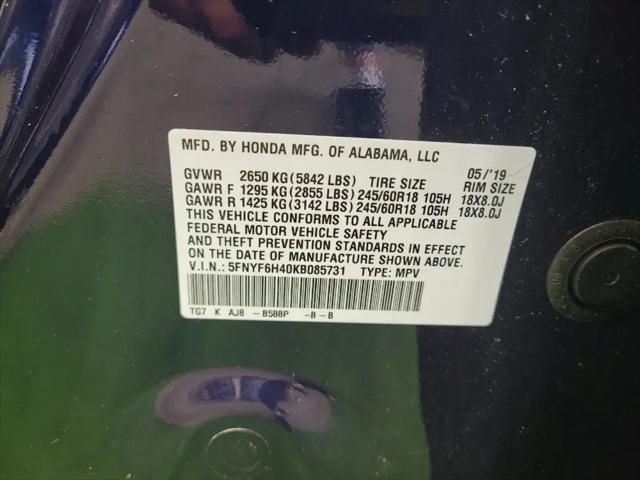 2019 Honda Pilot EX-L
