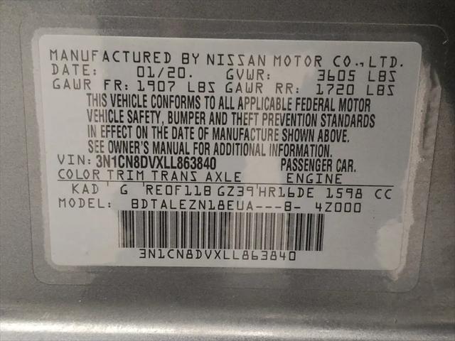2020 Nissan Versa S Xtronic CVT