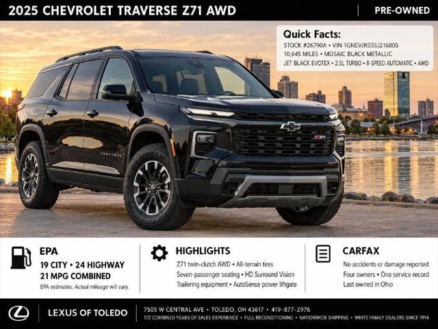 2025 Chevrolet Traverse Z71 for sale in Toledo, OH