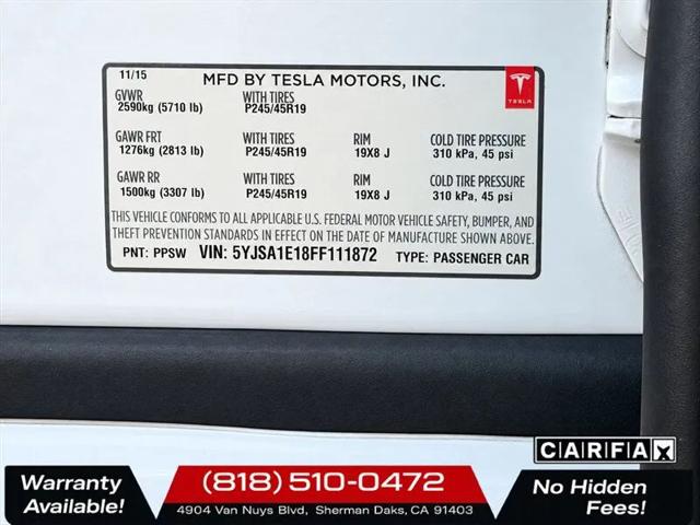 2015 Tesla Model S 70