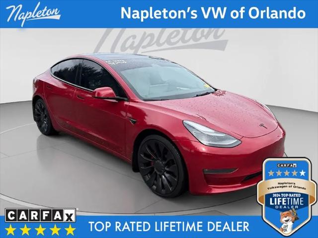 2022 Tesla Model 3 Performance Dual Motor All-Wheel Drive