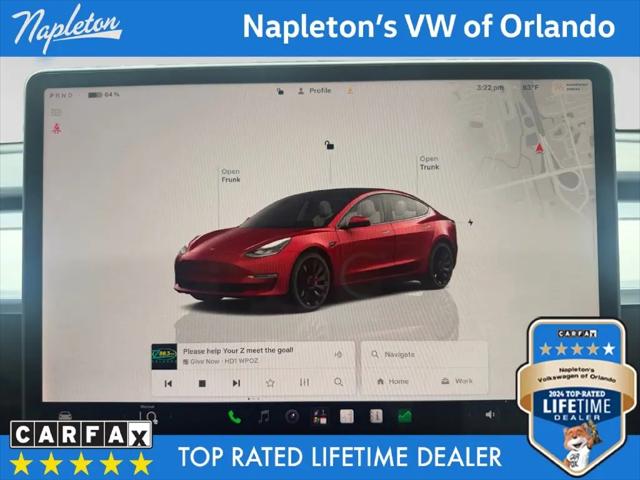 2022 Tesla Model 3 Performance Dual Motor All-Wheel Drive