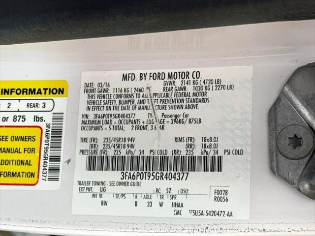 2016 Ford Fusion SE