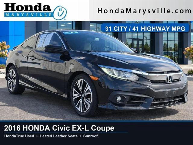 2016 Honda Civic EX-L for sale in Marysville, OH