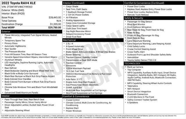 2022 Toyota RAV4 XLE for sale in Albany, GA