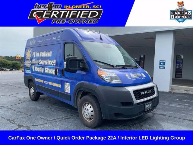 2022 Ram ProMaster 2500 Cargo Van High Roof 136 WB for sale in Greer, SC