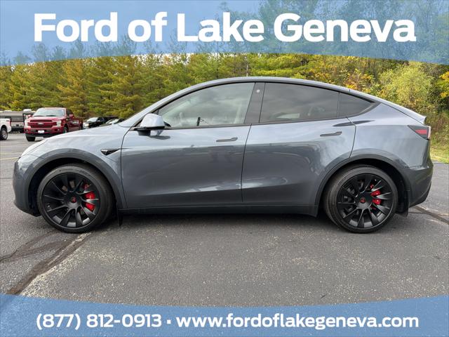 2021 Tesla Model Y Long Range Dual Motor All-Wheel Drive for sale in Lake Geneva, WI