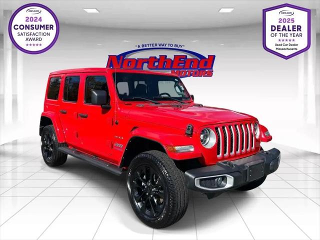 2021 Jeep Wrangler 4xe Unlimited Sahara 4x4 for sale in Canton, MA
