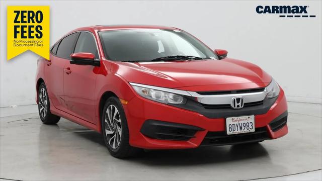 2018 Honda Civic EX for sale in Fresno, CA