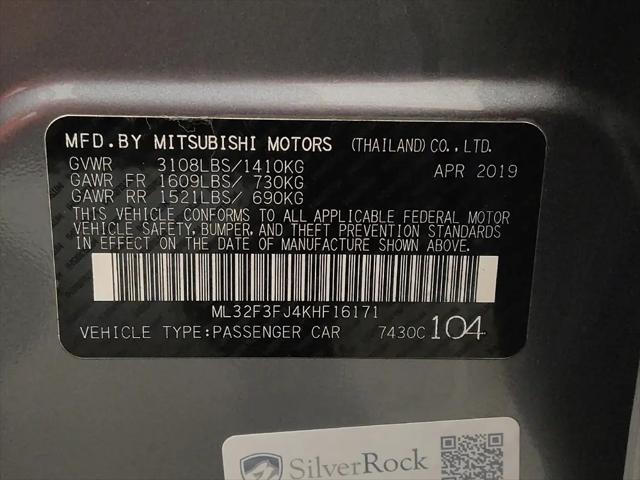 2019 Mitsubishi Mirage G4 ES