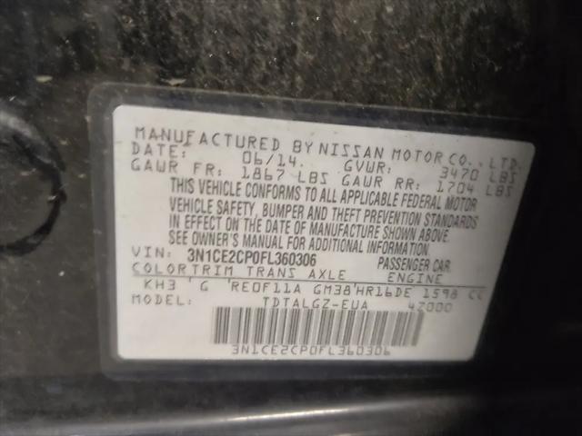 2015 Nissan Versa Note SR