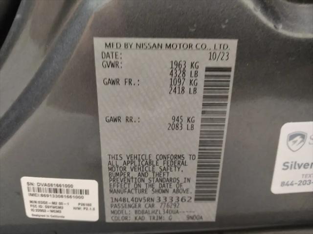 2024 Nissan Altima SV FWD