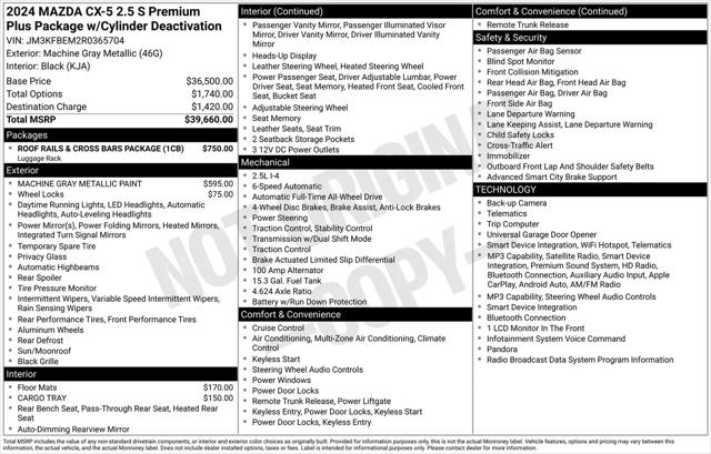 2024 Mazda CX-5 2.5 S Premium Plus for sale in Schaumburg, IL