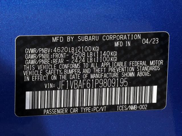 2023 Subaru WRX Premium