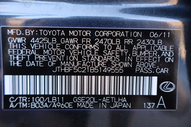 2011 Lexus IS 250 IS 250