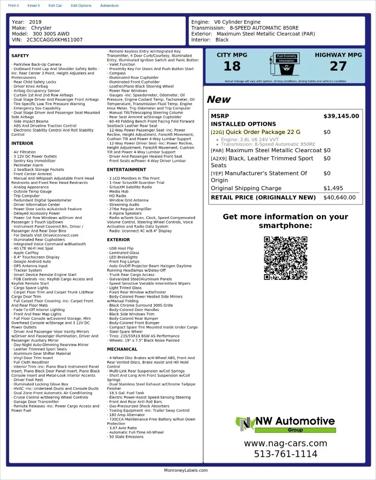 2019 Chrysler 300 300S AWD