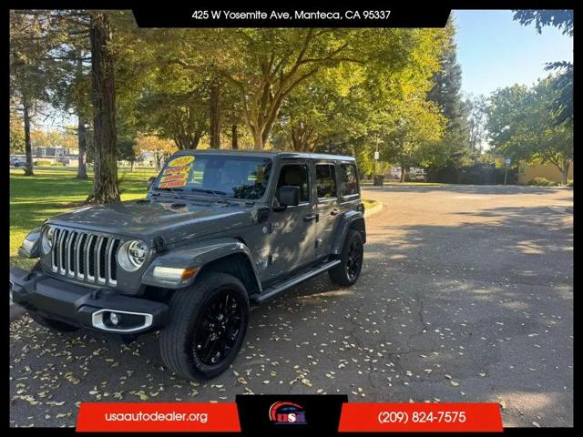 2021 Jeep Wrangler 4xe Unlimited Sahara 4x4 for sale in Manteca, CA