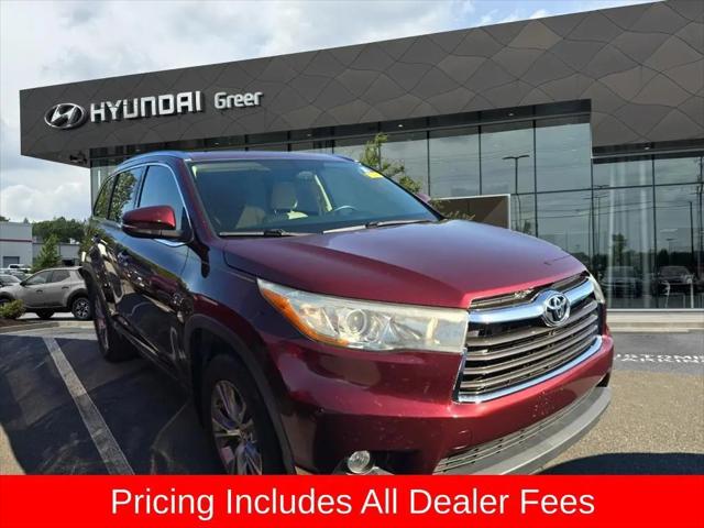 2015 Toyota Highlander XLE V6 for sale in Greer, SC