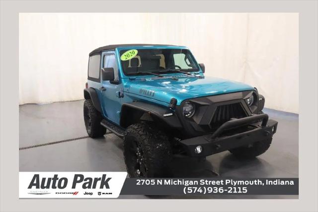 2020 Jeep Wrangler Willys 4x4 for sale in PLYMOUTH, IN