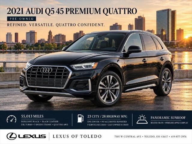2021 Audi Q5 Premium 45 TFSI quattro S tronic for sale in Toledo, OH