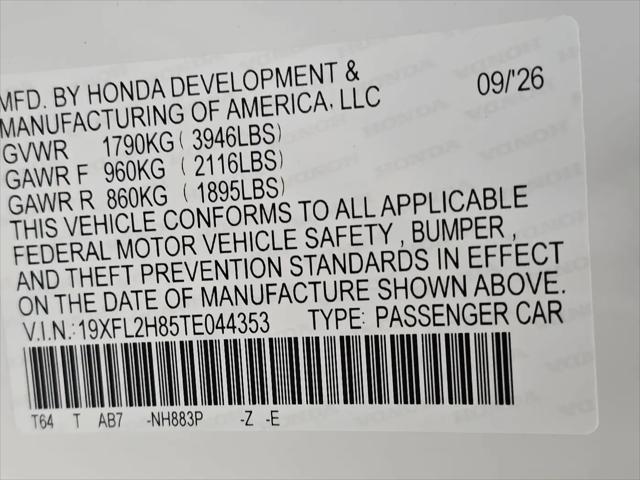 2026 Honda Civic Sport