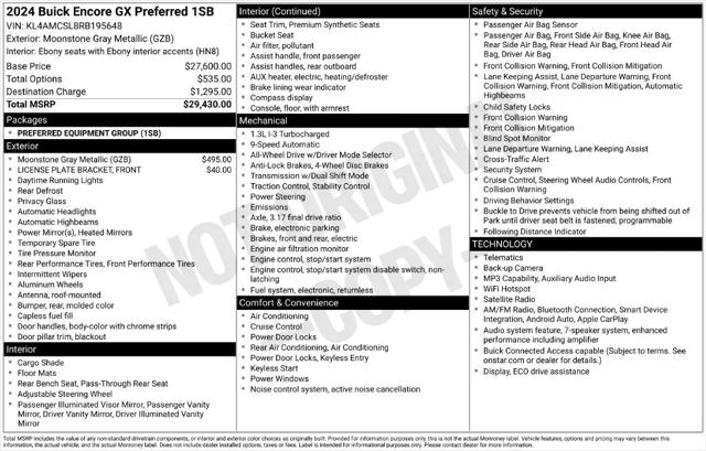 2024 Buick Encore GX Preferred AWD for sale in White Plains, NY