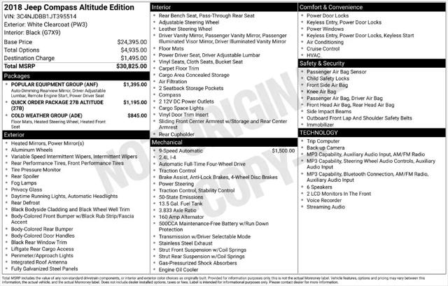 2018 Jeep Compass Altitude 4x4