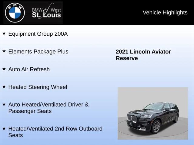 2021 Lincoln Aviator Reserve