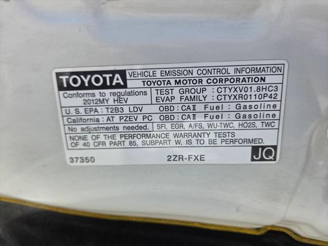 2012 Toyota Prius Three